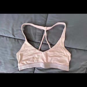 Pink Under Armour sports bra